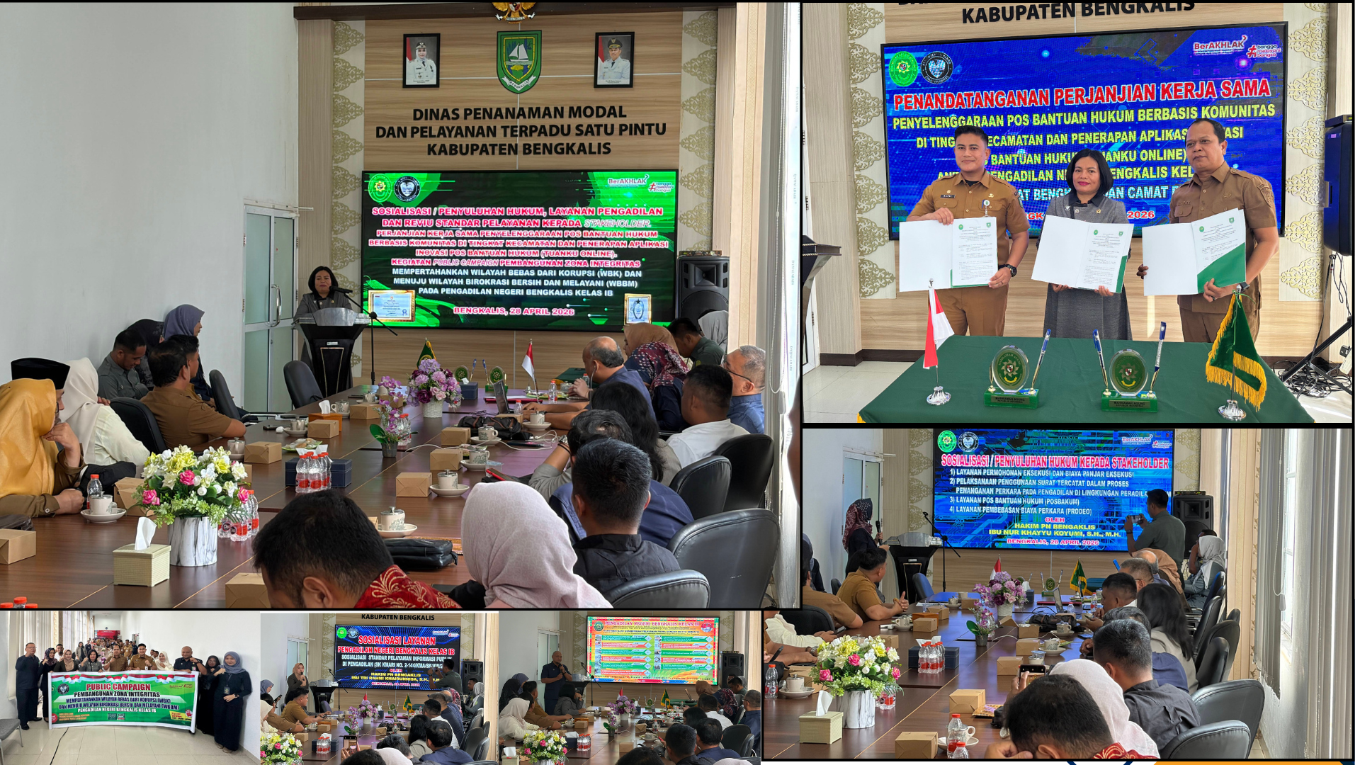 Wujudkan Akses Keadilan bagi Masyarakat, PN Bengkalis Gelar Penyuluhan Hukum dan Sosialisasi Layanan Pengadilan di MPP Kab. Bengkalis